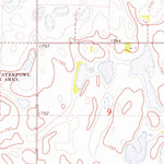 United States Geological Survey Bristol West, SD (1973, 24000-Scale) digital map