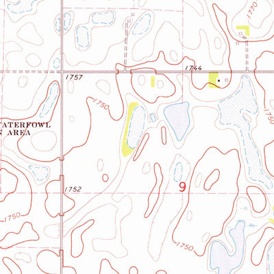 United States Geological Survey Bristol West, SD (1973, 24000-Scale) digital map