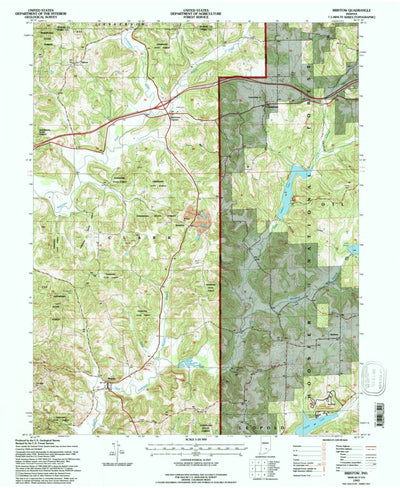 United States Geological Survey Bristow, IN (1993, 24000-Scale) digital map