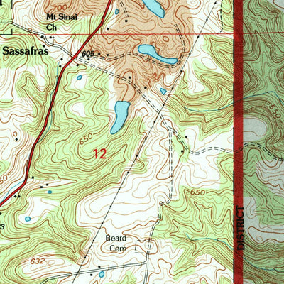 United States Geological Survey Bristow, IN (1993, 24000-Scale) digital map