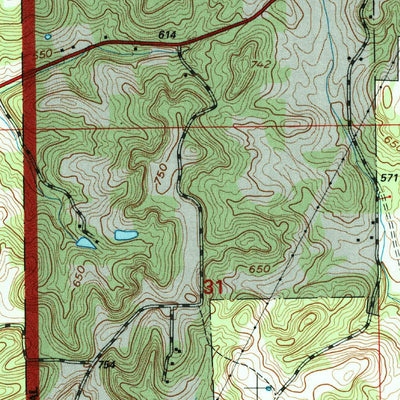 United States Geological Survey Bristow, IN (1993, 24000-Scale) digital map
