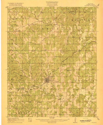 Bristow, OK (1916, 62500-Scale) Map by United States Geological Survey ...