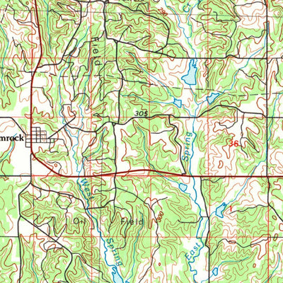 United States Geological Survey Bristow, OK (1990, 100000-Scale) digital map