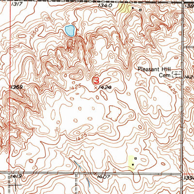 United States Geological Survey Britton East, SD (1953, 24000-Scale) digital map