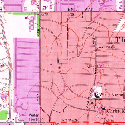 United States Geological Survey Britton, OK (1951, 24000-Scale) digital map