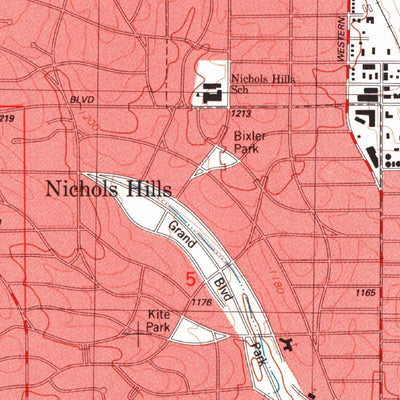 United States Geological Survey Britton, OK (1986, 24000-Scale) digital map