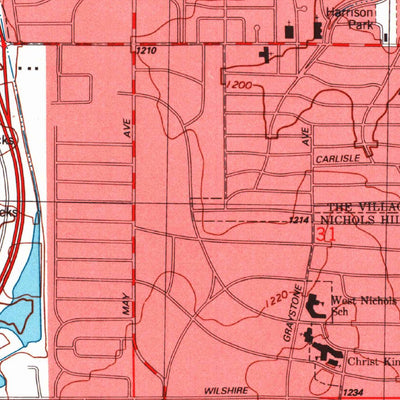 United States Geological Survey Britton, OK (1995, 24000-Scale) digital map