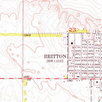 United States Geological Survey Britton West, SD (1956, 24000-Scale) digital map