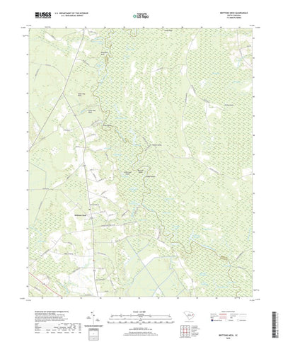 United States Geological Survey Brittons Neck, SC (2020, 24000-Scale) digital map