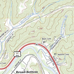 United States Geological Survey Broad Bottom, KY (2022, 24000-Scale) digital map