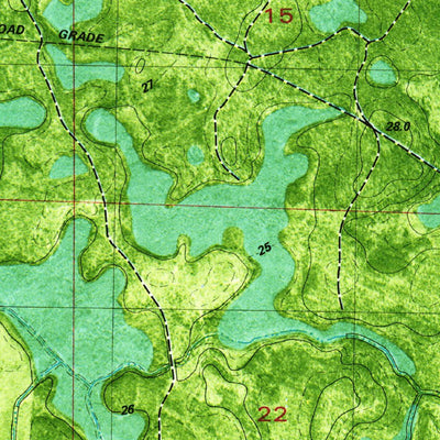 United States Geological Survey Broad Branch, FL (1982, 24000-Scale) digital map