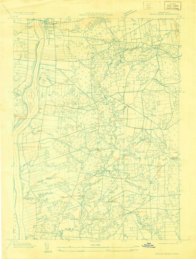 United States Geological Survey Broad Brook, CT (1928, 24000-Scale) digital map