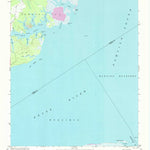 United States Geological Survey Broad Creek, NC (1951, 24000-Scale) digital map