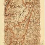 United States Geological Survey Broad Top, PA (1933, 62500-Scale) digital map