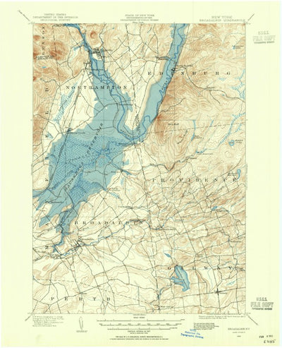 United States Geological Survey Broadalbin, NY (1899, 62500-Scale) digital map