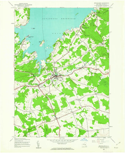 United States Geological Survey Broadalbin, NY (1945, 24000-Scale) digital map