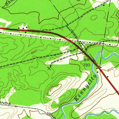 United States Geological Survey Broadalbin, NY (1945, 24000-Scale) digital map