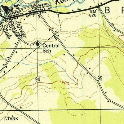 United States Geological Survey Broadalbin, NY (1946, 24000-Scale) digital map