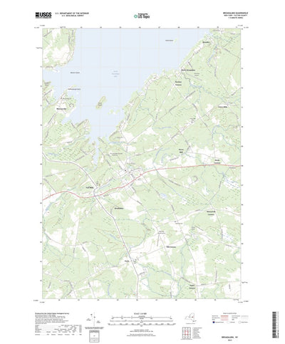 United States Geological Survey Broadalbin, NY (2023, 24000-Scale) digital map
