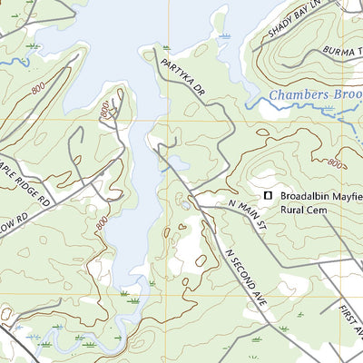 United States Geological Survey Broadalbin, NY (2023, 24000-Scale) digital map