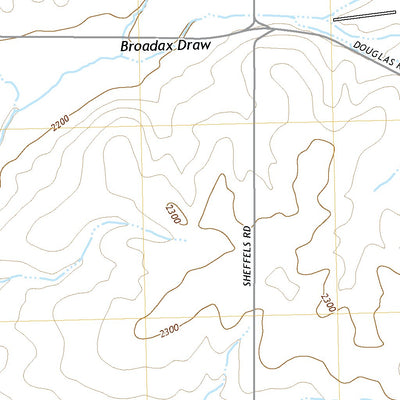 United States Geological Survey Broadax Draw, WA (2020, 24000-Scale) digital map
