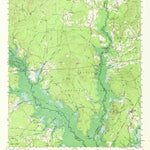 United States Geological Survey Broaddus, TX (1958, 62500-Scale) digital map