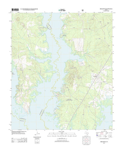 United States Geological Survey Broaddus, TX (2013, 24000-Scale) digital map