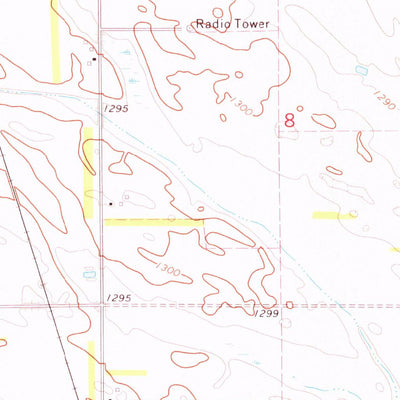 United States Geological Survey Broadland, SD (1973, 24000-Scale) digital map