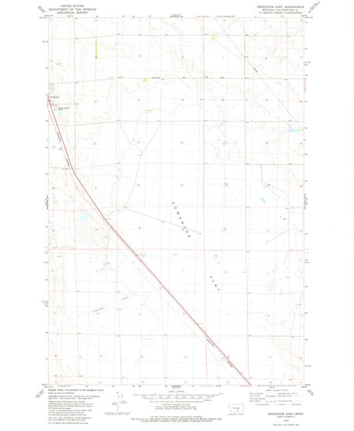 United States Geological Survey Broadview East, MT (1979, 24000-Scale) digital map