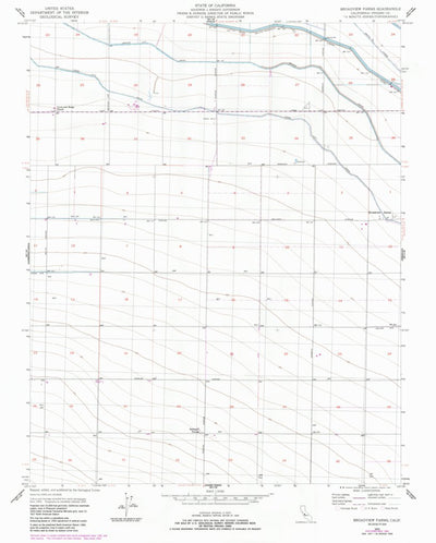 United States Geological Survey Broadview Farms, CA (1955, 24000-Scale) digital map