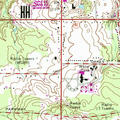 United States Geological Survey Broadview Heights, OH (1963, 24000-Scale) digital map