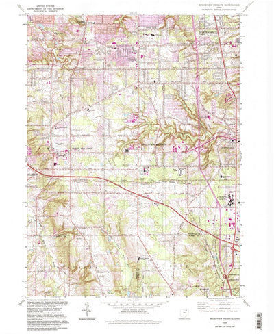 United States Geological Survey Broadview Heights, OH (1994, 24000-Scale) digital map