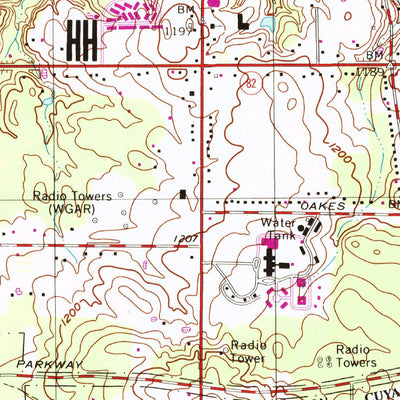 United States Geological Survey Broadview Heights, OH (1994, 24000-Scale) digital map