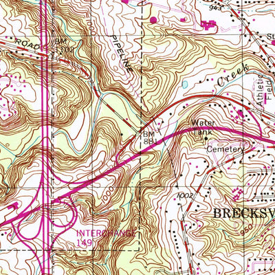 United States Geological Survey Broadview Heights, OH (1994, 24000-Scale) digital map