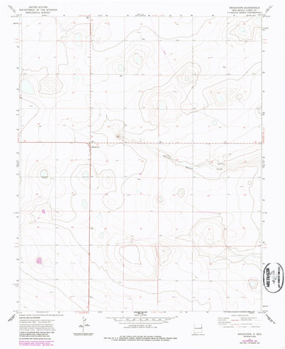United States Geological Survey Broadview, NM (1971, 24000-Scale) digital map