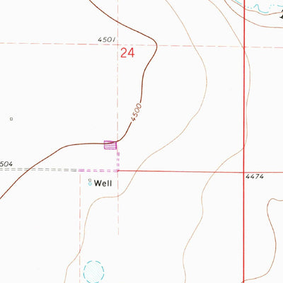 United States Geological Survey Broadview, NM (1971, 24000-Scale) digital map