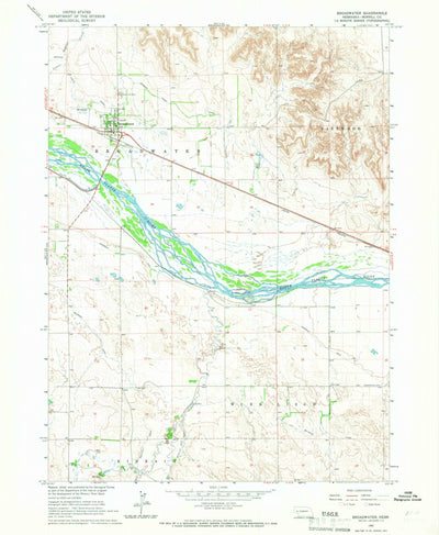 United States Geological Survey Broadwater, NE (1965, 24000-Scale) digital map