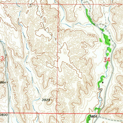 United States Geological Survey Broadwater NE, NE (1965, 24000-Scale) digital map