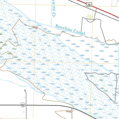 United States Geological Survey Broadwater SW, NE (2021, 24000-Scale) digital map