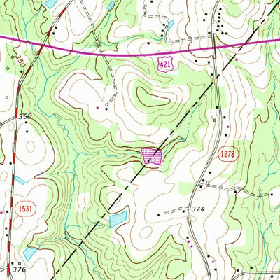 United States Geological Survey Broadway, NC (1977, 24000-Scale) digital map