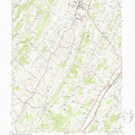 United States Geological Survey Broadway, VA (1967, 24000-Scale) digital map