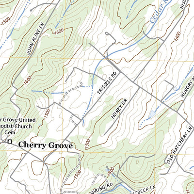 United States Geological Survey Broadway, VA (2022, 24000-Scale) digital map