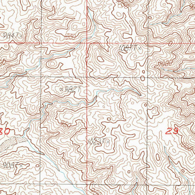 United States Geological Survey Broadwell Mesa, CA (1985, 24000-Scale) digital map