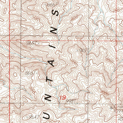 United States Geological Survey Broadwell Mesa, CA (1985, 24000-Scale) digital map