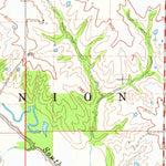 United States Geological Survey Brock, MO-IA (1970, 24000-Scale) digital map