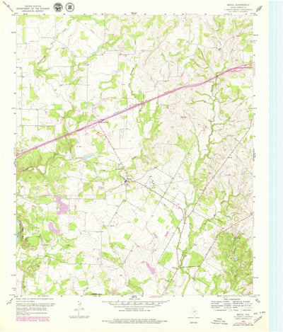 United States Geological Survey Brock, TX (1959, 24000-Scale) digital map