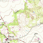 United States Geological Survey Brock, TX (1959, 24000-Scale) digital map