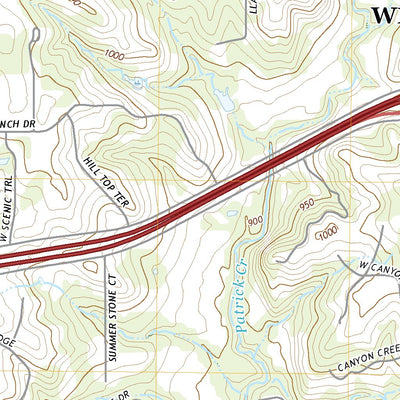 United States Geological Survey Brock, TX (2022, 24000-Scale) digital map