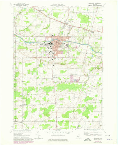 United States Geological Survey Brockport, NY (1971, 24000-Scale) digital map