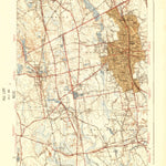 United States Geological Survey Brockton, MA (1941, 31680-Scale) digital map